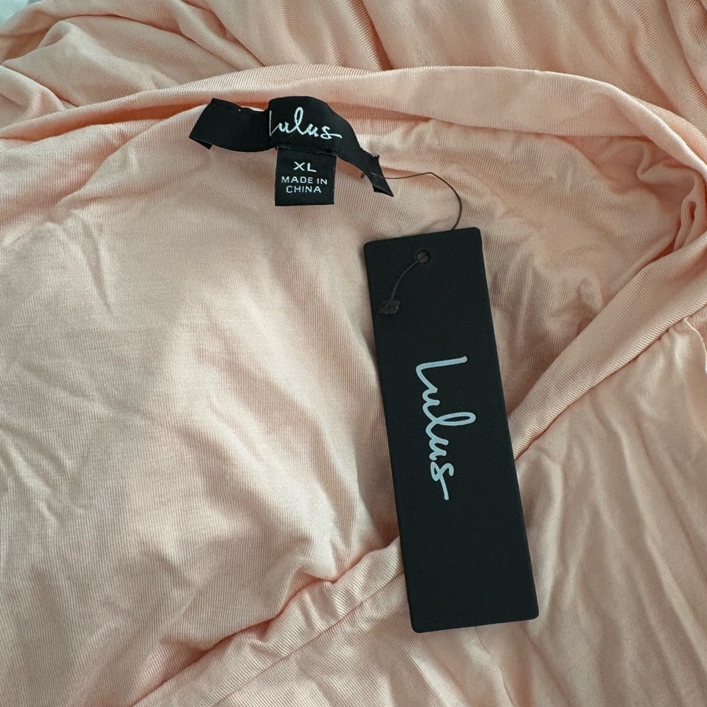 Lulu's Tricks of the Trade multiway convertible blush pink dress size XL new - Picture 8 of 12